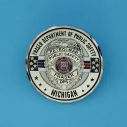 Police Patrolman challenge coins