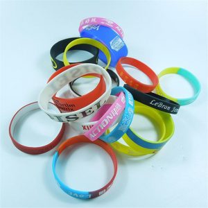 Some Custom Silicone Wristbands