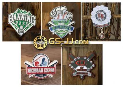 Baseball trading pins