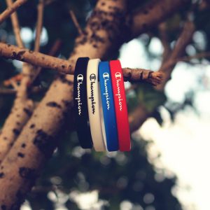 Champion Silicone Wristbands