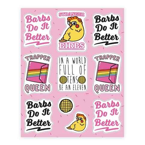 Kiss Cut Stickers Sheets