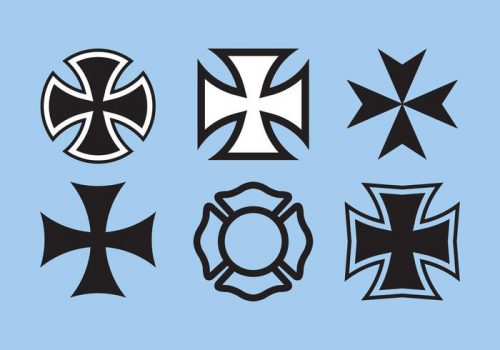 maltese cross vector