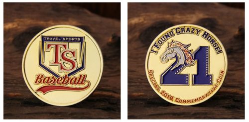 Baseball Challenge Coins