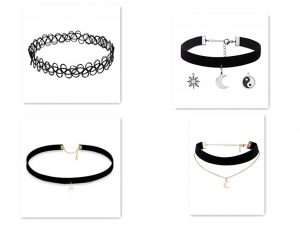 Fashionable chokers can match your clothes in a special way