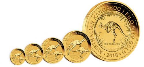 Gold Kangaroo challenge coins