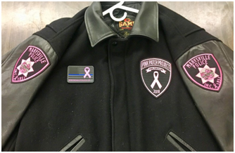 PVC badges on jacket
