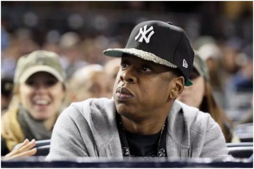 Jay-Z wearing NY CAP