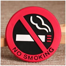 No smoking PVC patch