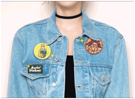 PVC Patches on Jacket