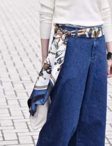 Silk Scarve as Belt