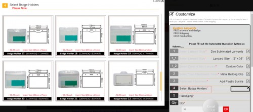The Badge Holder used on Customize Lanyards