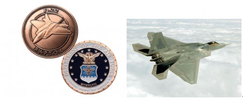 F-22 Raptor Military Coins