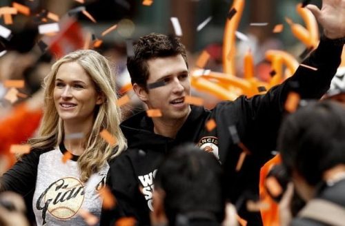 Buster Posey and Kristen Posey Buster Posey and Kristen Posey