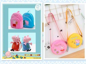 Different types of Peppa Pig Downy Bag