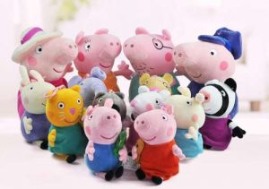 Different lovely Peppa Pig Toys