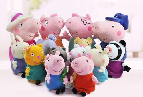Different lovely Peppa Pig Toys