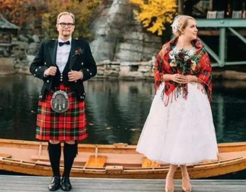 Wedding dress--Scotland