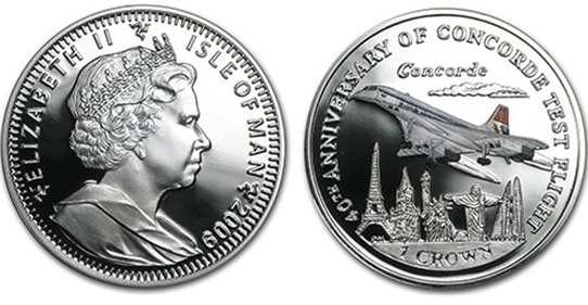 Concorde Custom Silver Coins