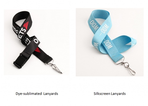 Dye-sublimated Lanyards VS Silkscreen Lanyards