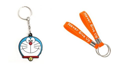 PVC VS Silicone Keychain