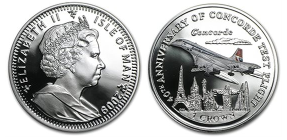 Concorde Custom Silver Coins