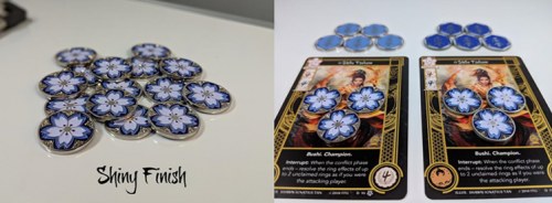 Sakura L5R LCG Custom Game Coins