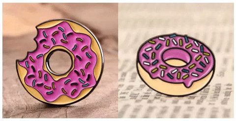 Donut Enamel Pins