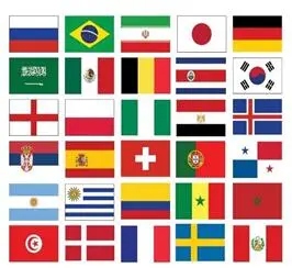 National-flag-stickers