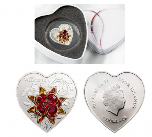 Valentine’s Day Custom Silver Coins