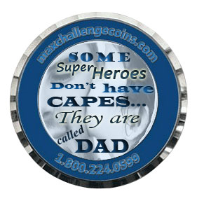 Specially customized coins for Father’s Day