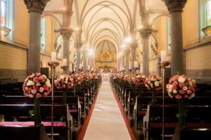 A church wedding