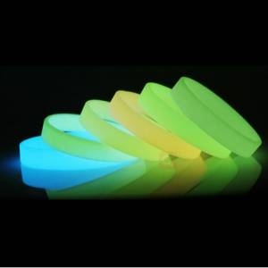 Glow-in-the-Dark Wristbands emit light in the dark