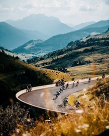 Mountain racing track