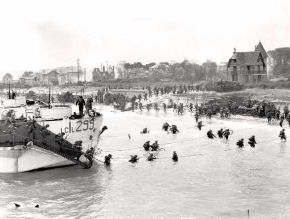 The landing of Juno Beach