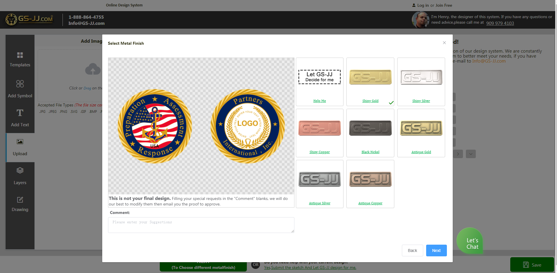 coin plating