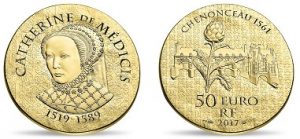 Queen Catherine de Medici Coins