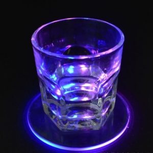 LED Glass Coaster