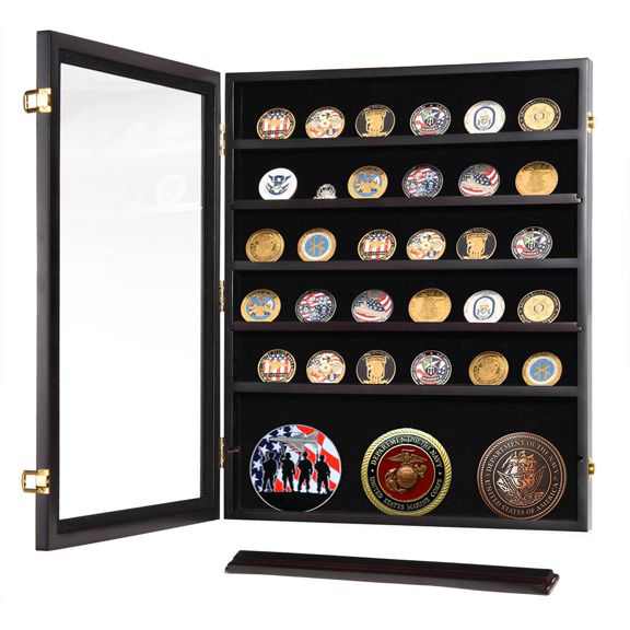 Military Challenge Coins Display