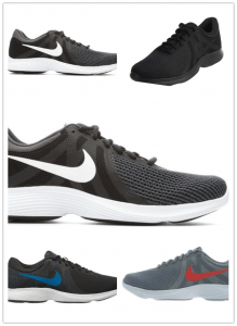 The various styles of running shoes from Nike