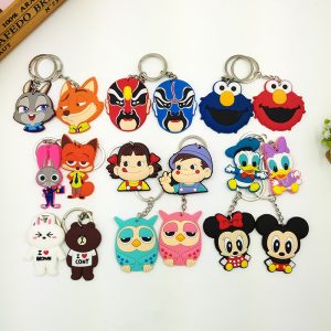 Couple PVC Keychain