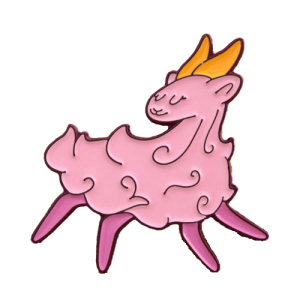 Cute lamb pin