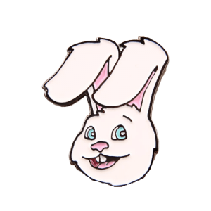 Cute rabbit pin