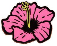 Peach blossom pin