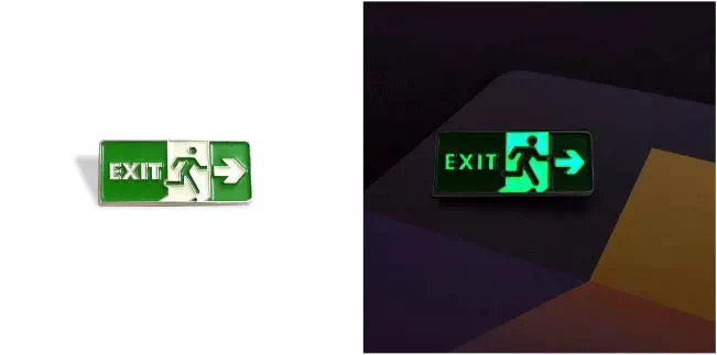 exit luminous pins