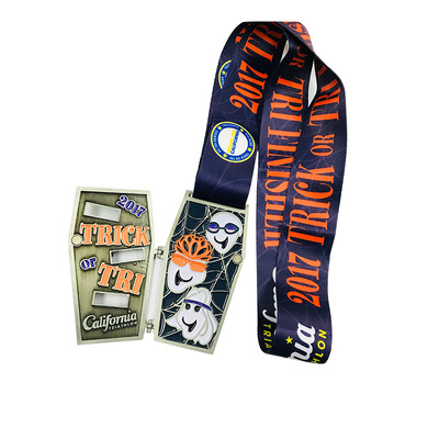 california triathlon flip medal